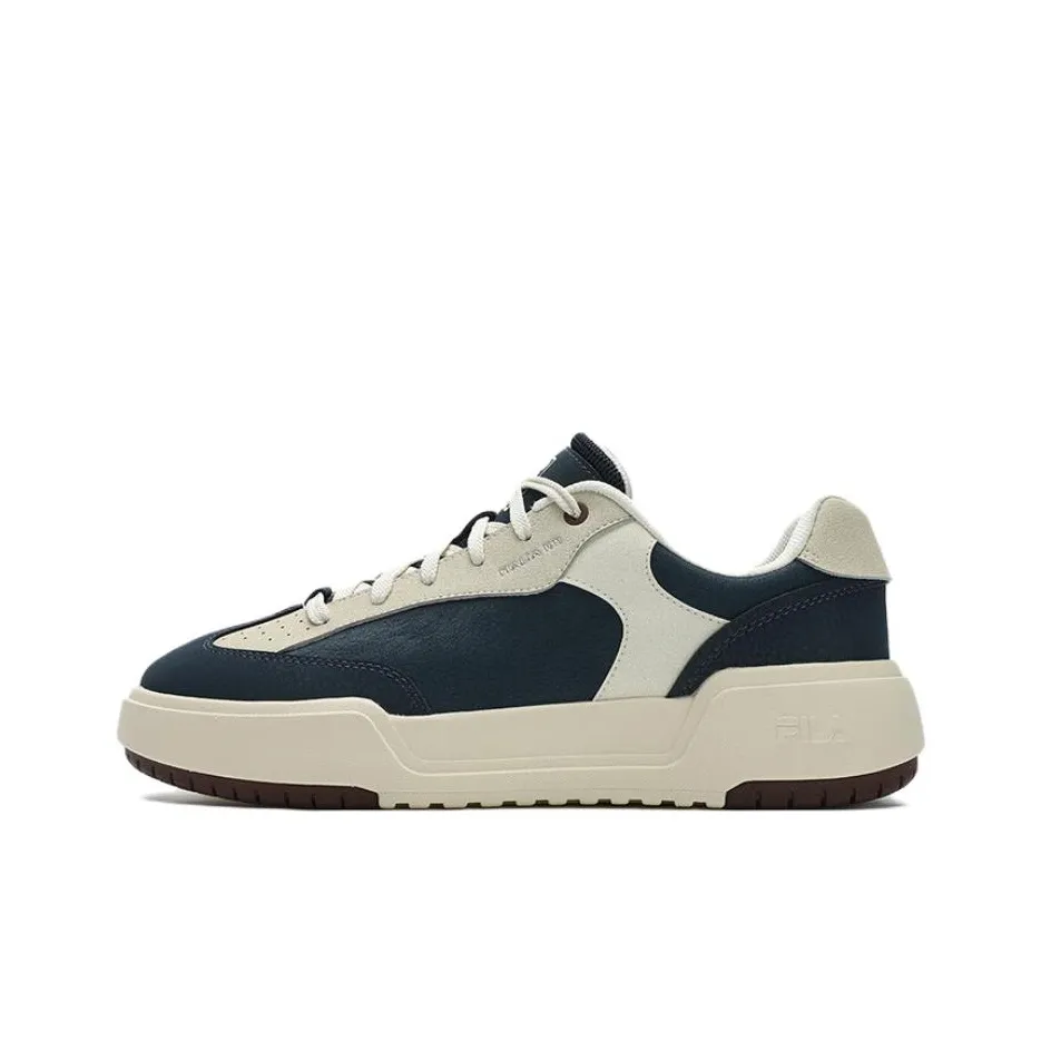 FILA DINAMICA Float Shoes Abrasion Resistant Low Top Skateboard Shoes Men's Dark Navy Blue