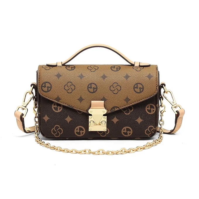 OUBOTE Сумка из синтетической кожи женская кофейного цвета