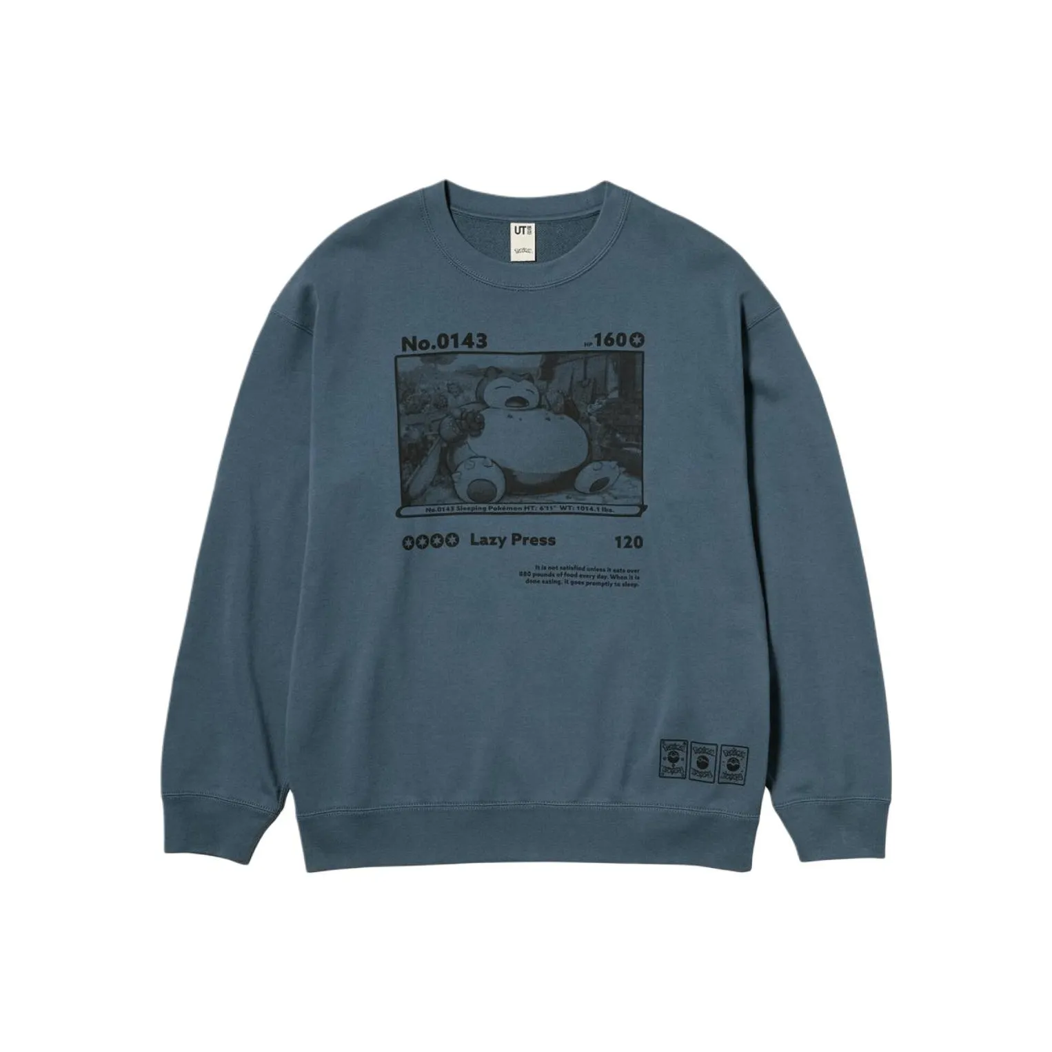 UNIQLO x pokemon Свитшот Мужской