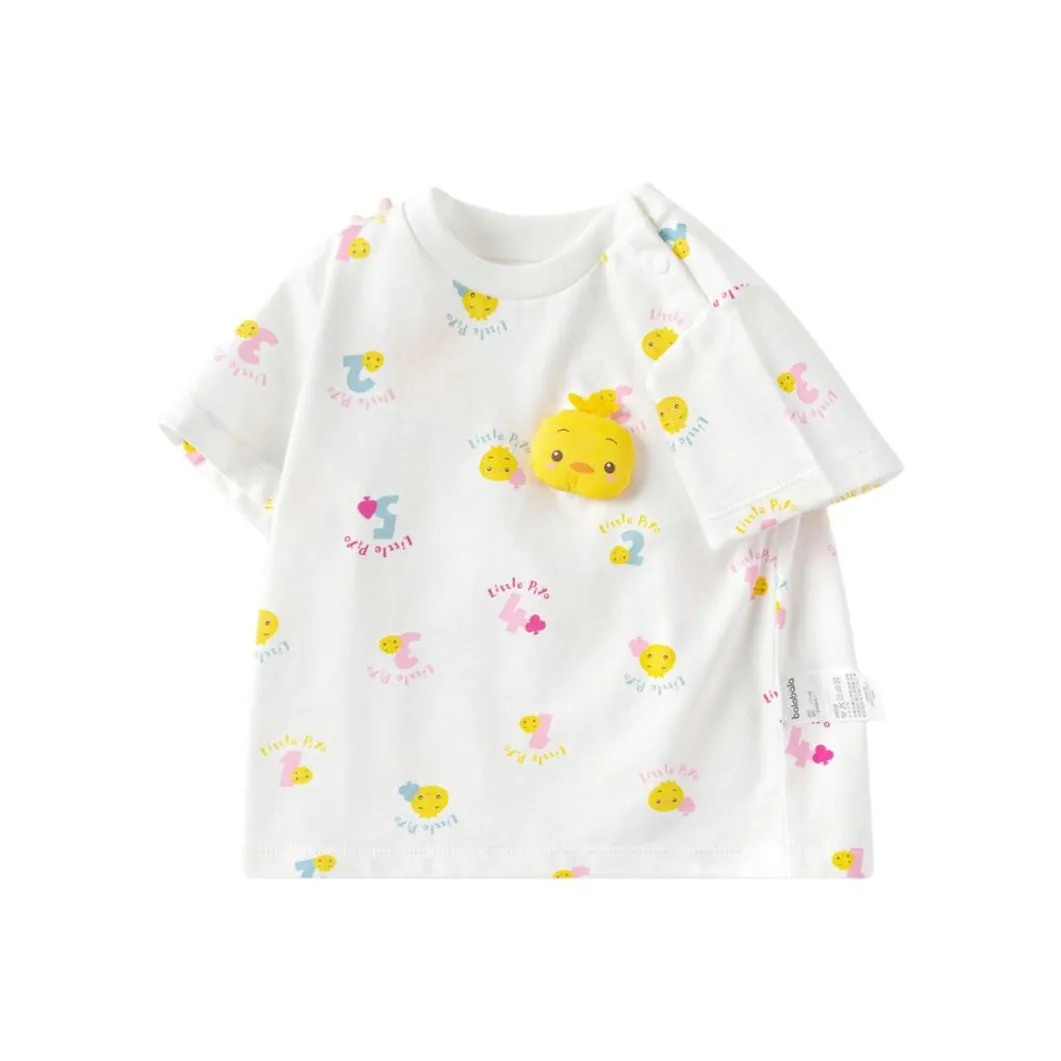 BALABALA x HUIBEN LIANMINGKUAN T-рубашка Желтый Красный Tuning для малышей и детей дошкольного возраста