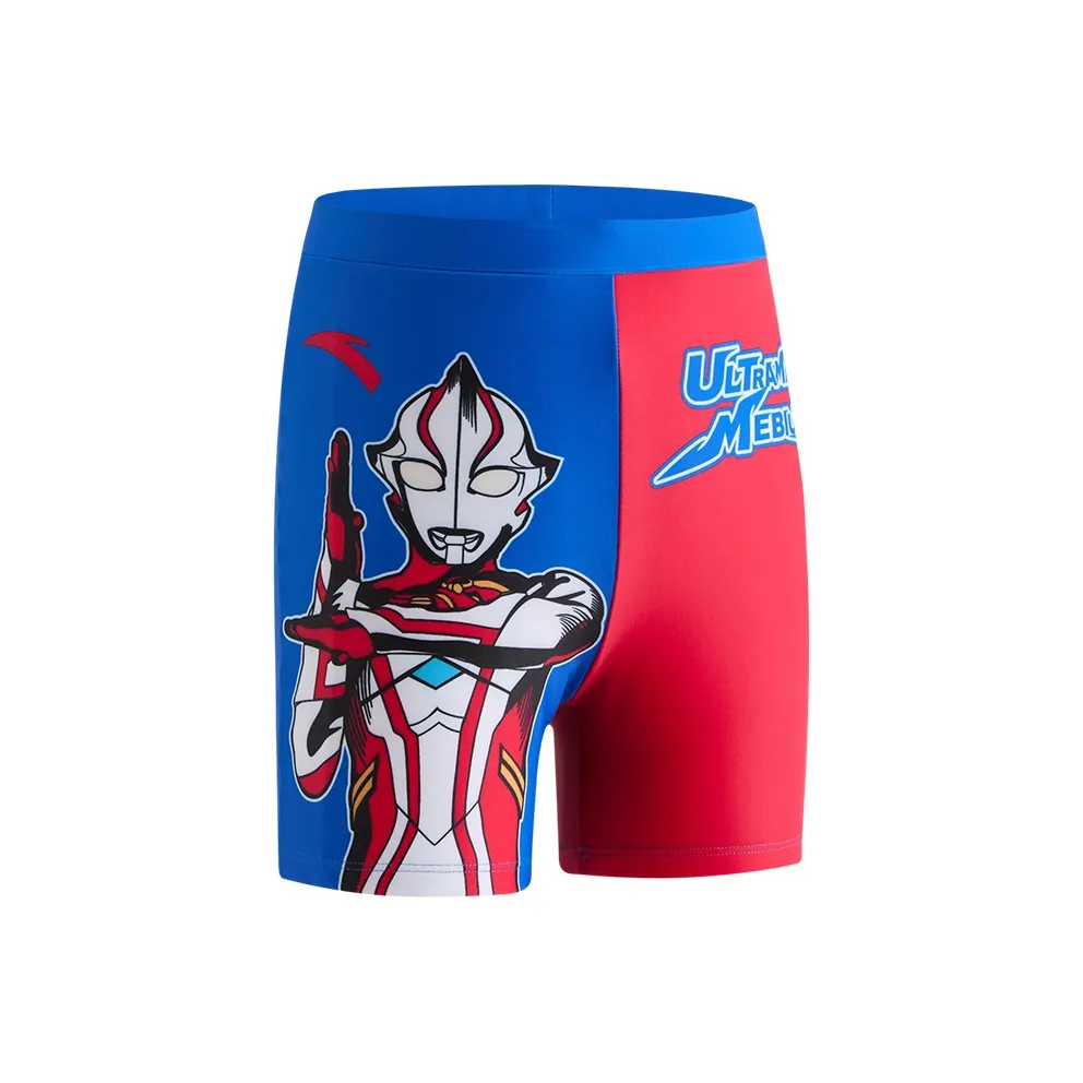 Antakids x Ultraman Совместное издание Детский купальник Синий Красный Белый для детей 3-7 лет