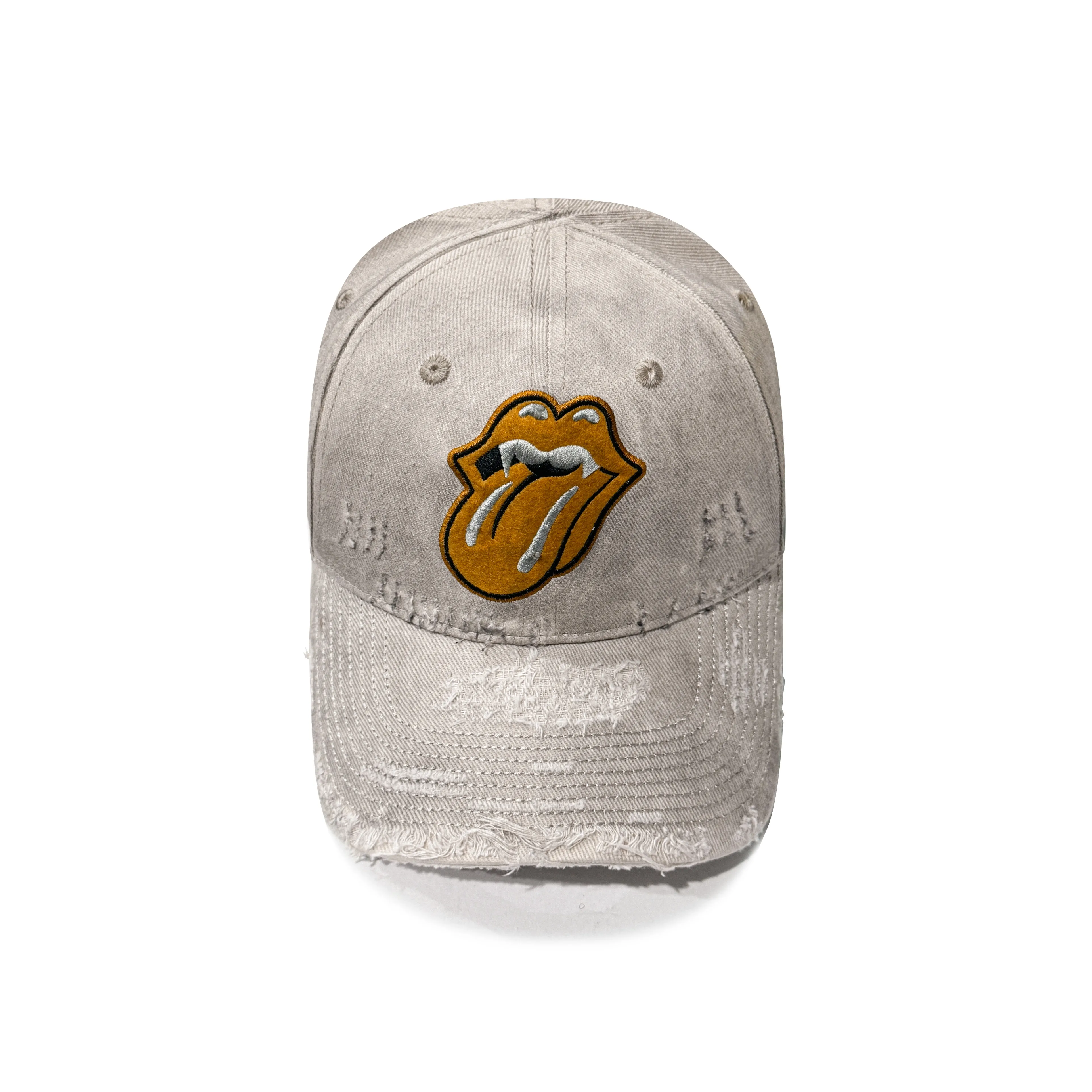 False Perception Хлопковые кепки унисекс потертый белый