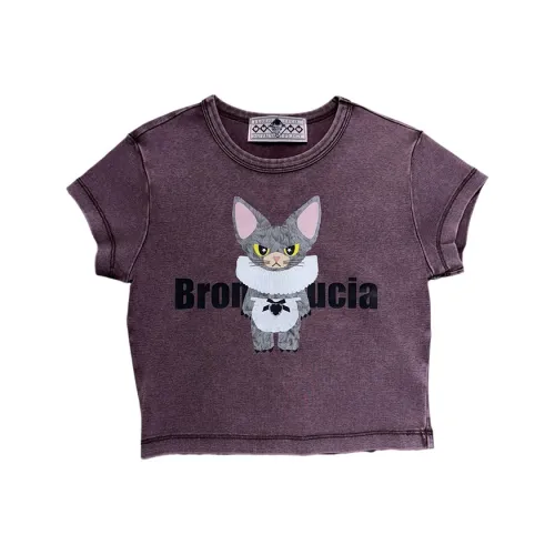 Bronze Lucia Фиолетовые Женские Рубашки T