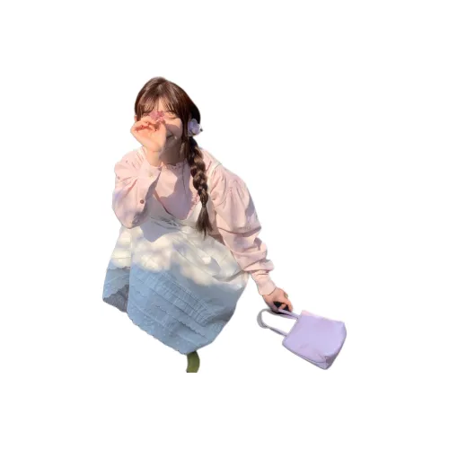 HUOLIDEDITU Белый Женские Слиплатья