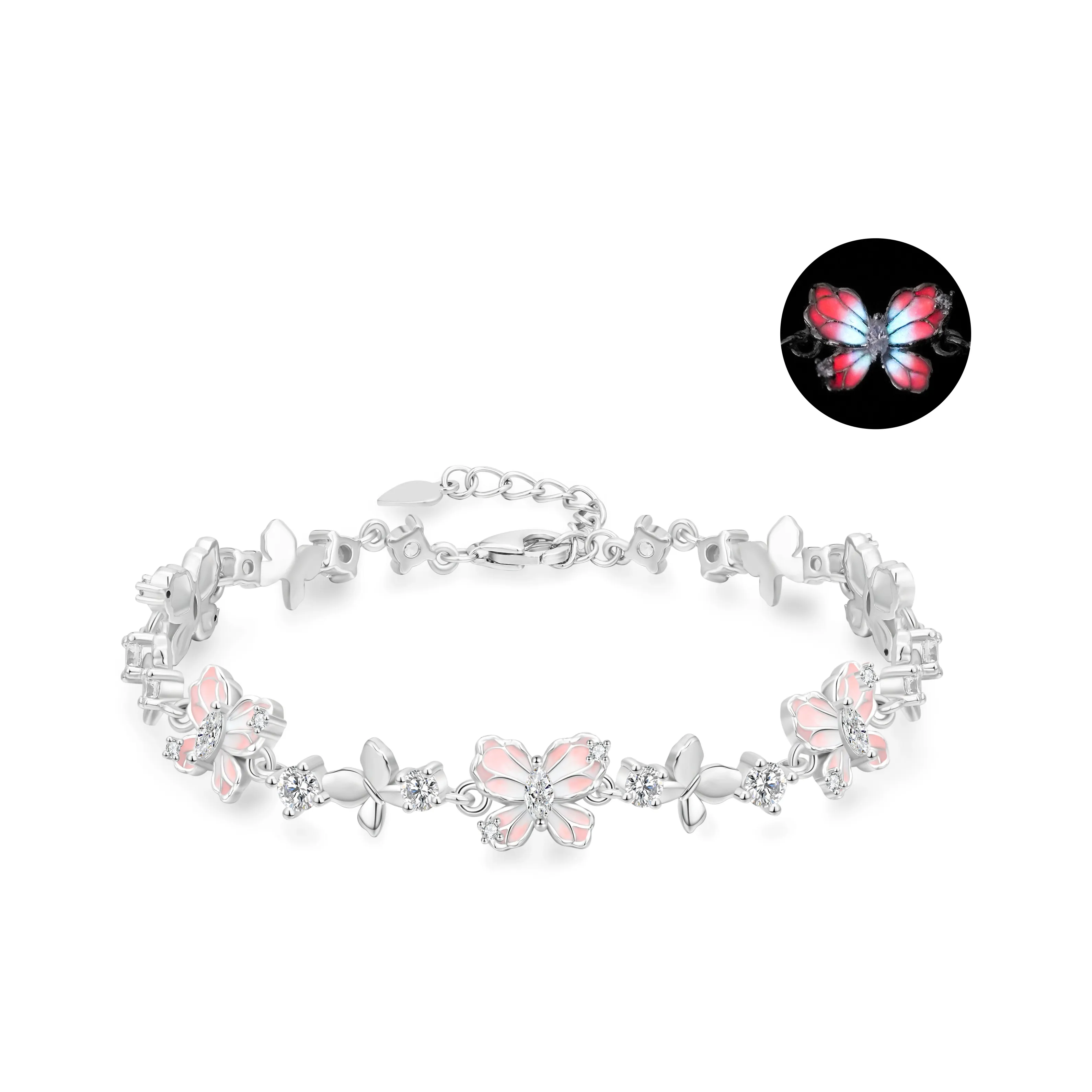 Central Fashion 925 Sterling Silver Bracelets Women's
