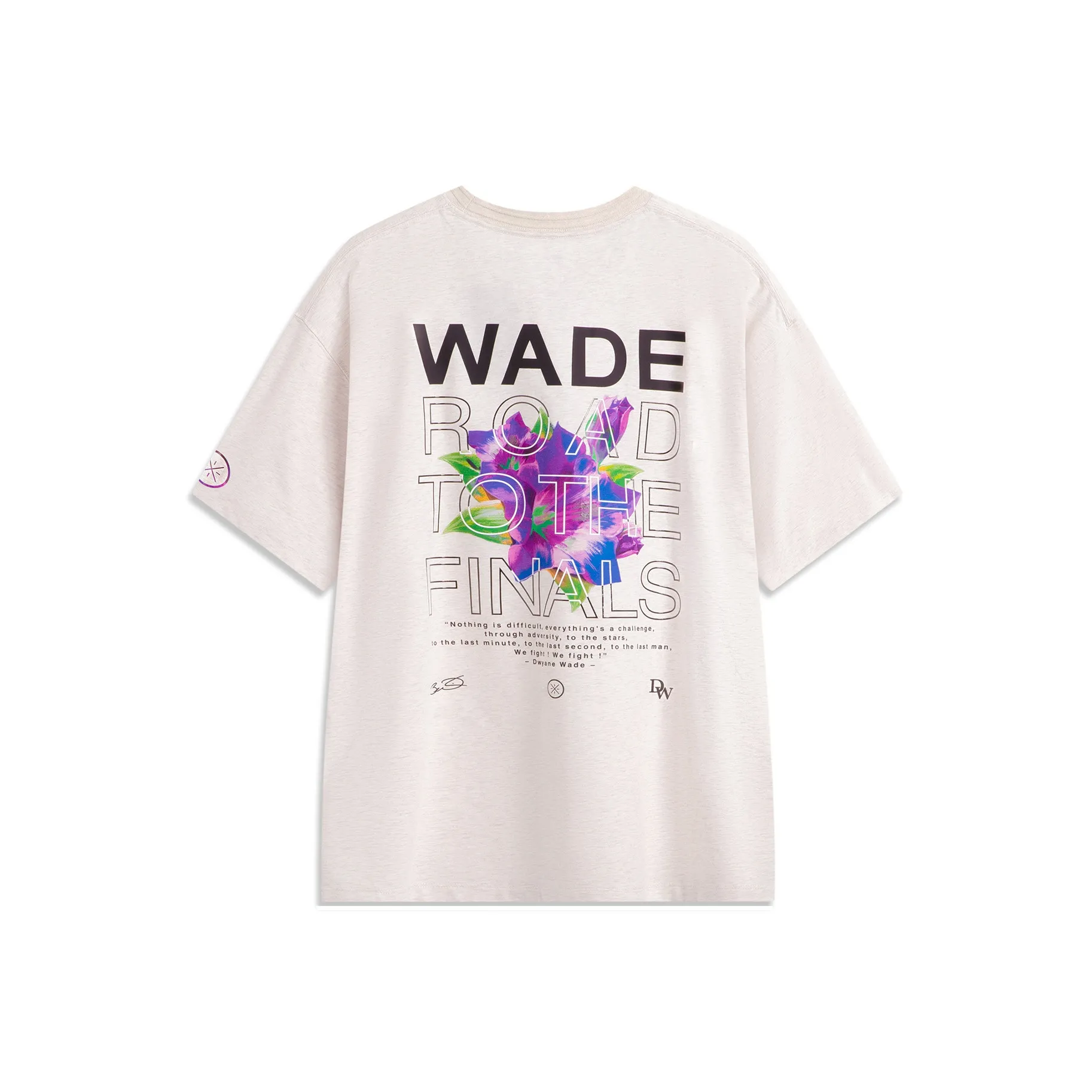 LINING Basketball Collection Т-Рубашка Мужская Фотиния Приглушенный Серый