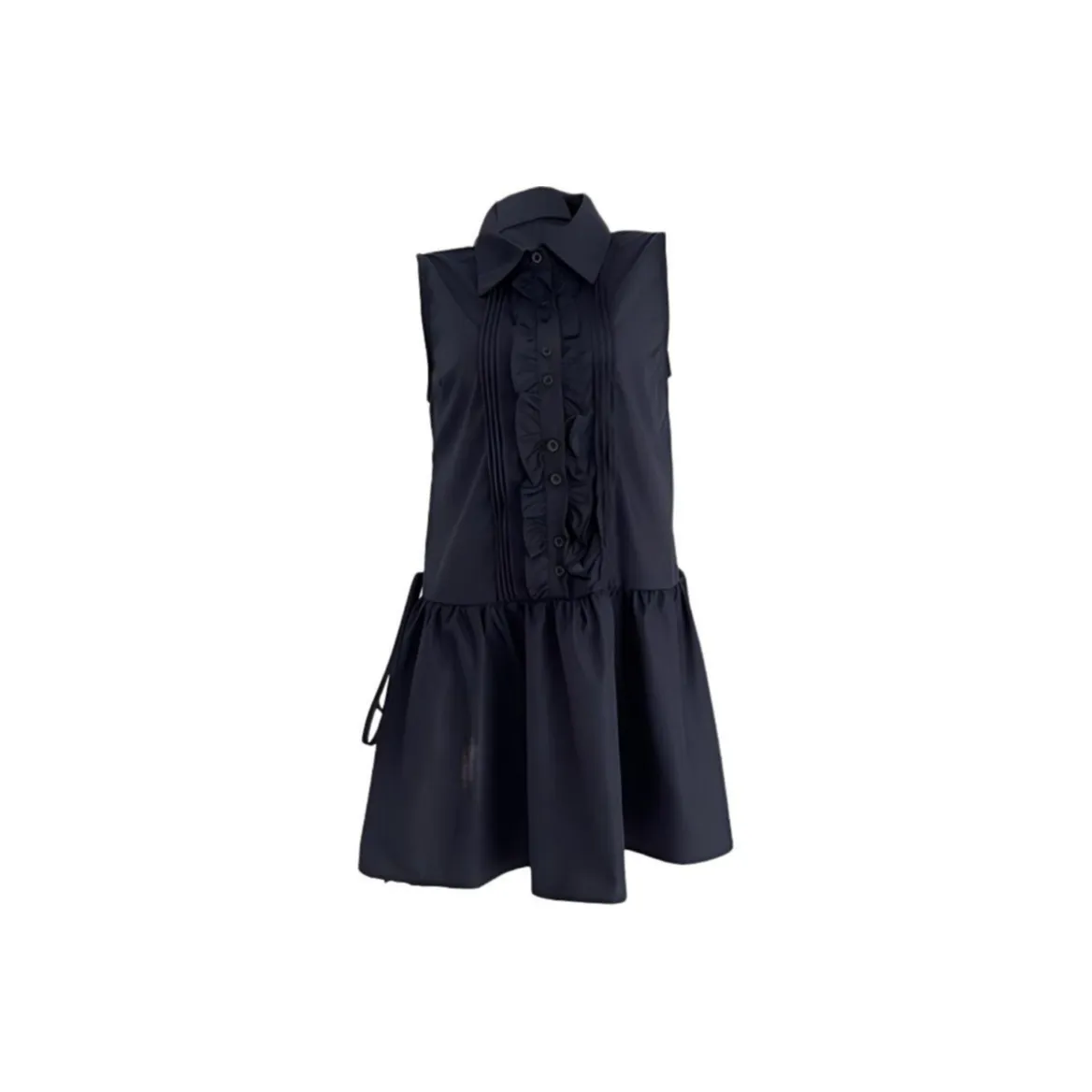 TSKIU Темно-синий Женские Платья без рукавов