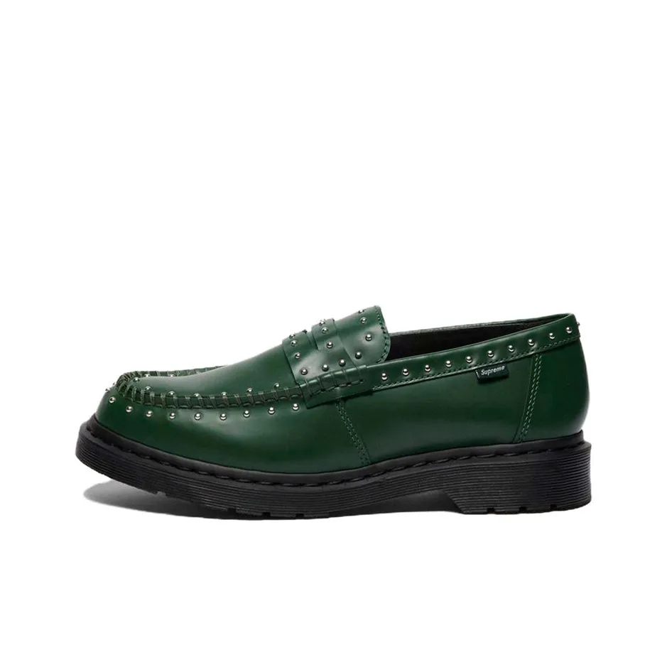 Dr. Martens Studded Penton Loafer Supreme Green