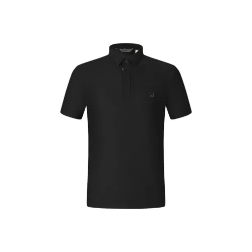 FILA Golf Series Темно-черный Мужское Поло