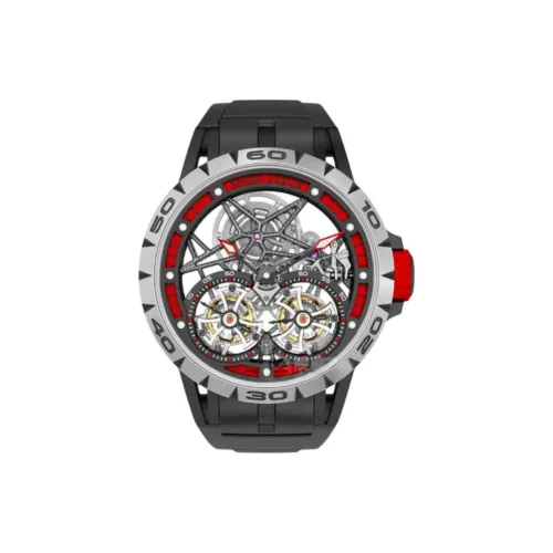 Roger Dubuis Ручной Механический Движение Мужские Kings Racing Series Часы 47 мм С Вырезом