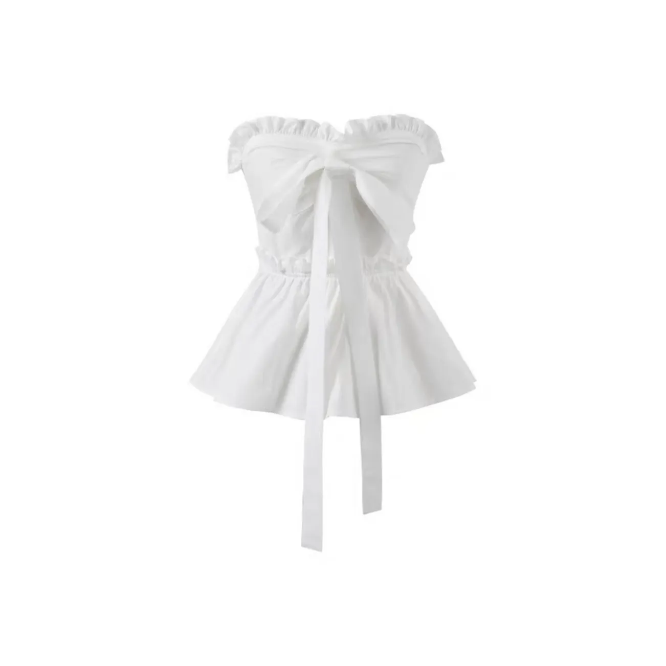 MTHE Белый Женские Топы без бретелек