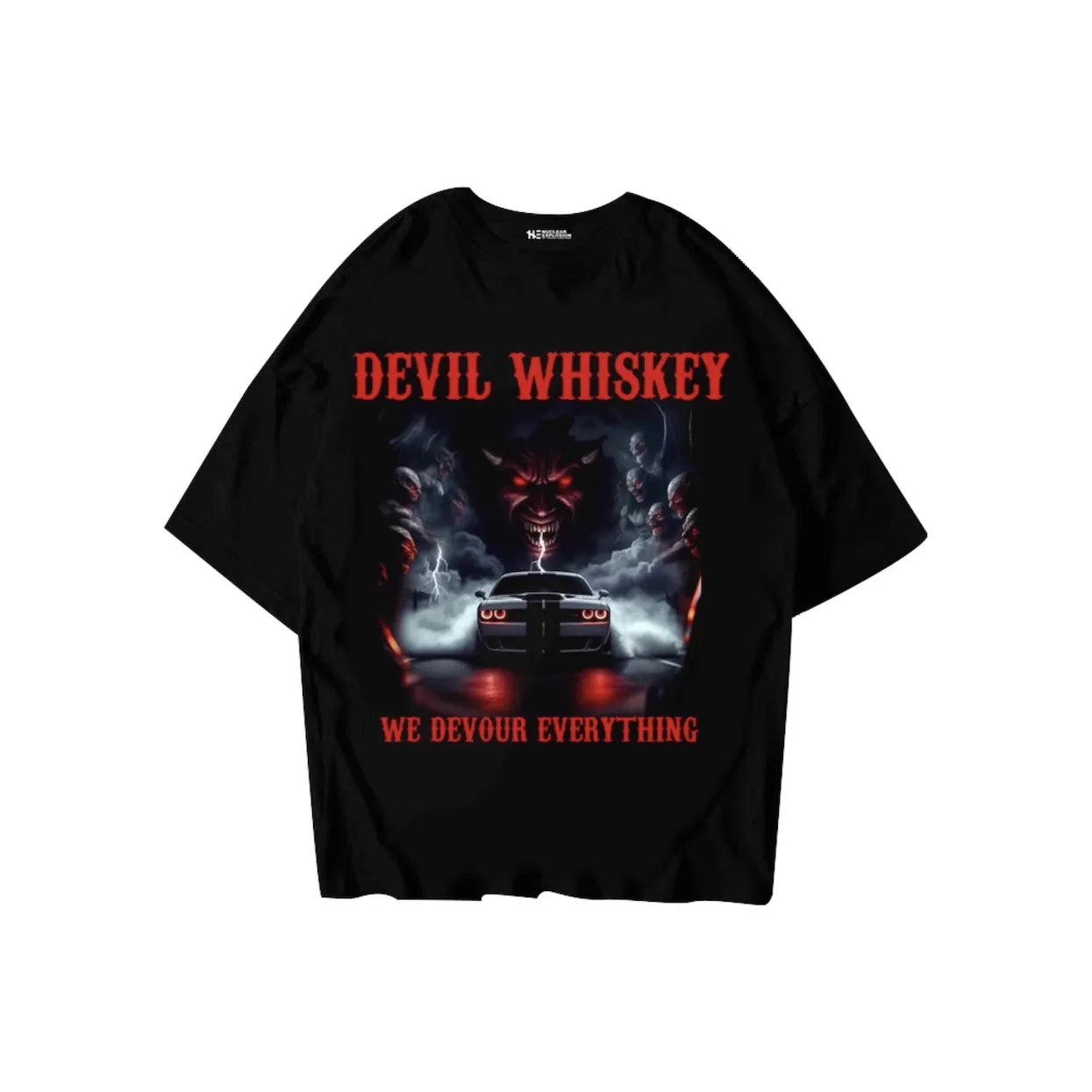 NUCLEAR EXPLOSION T Рубашка Мужская