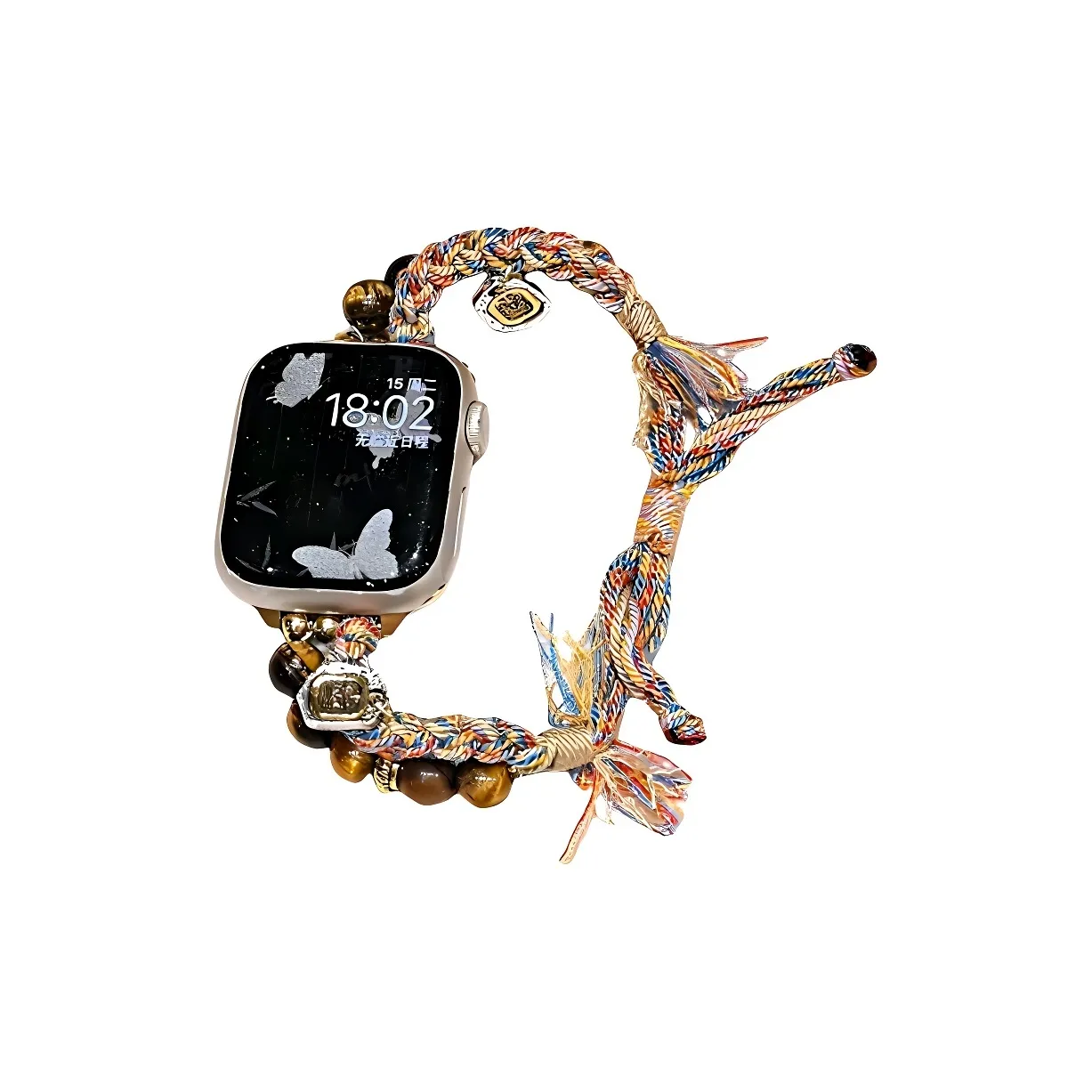 LAOJIA Ремешок Apple Совместимость Тканевый материал Compatibility Apple Watch Series 10 11 9 8 7 SE Ultra 2