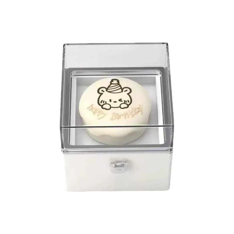 CHUNTUSHU Медвежонок Торт Surprise Вращающаяся Коробка для Кольца Игрушки