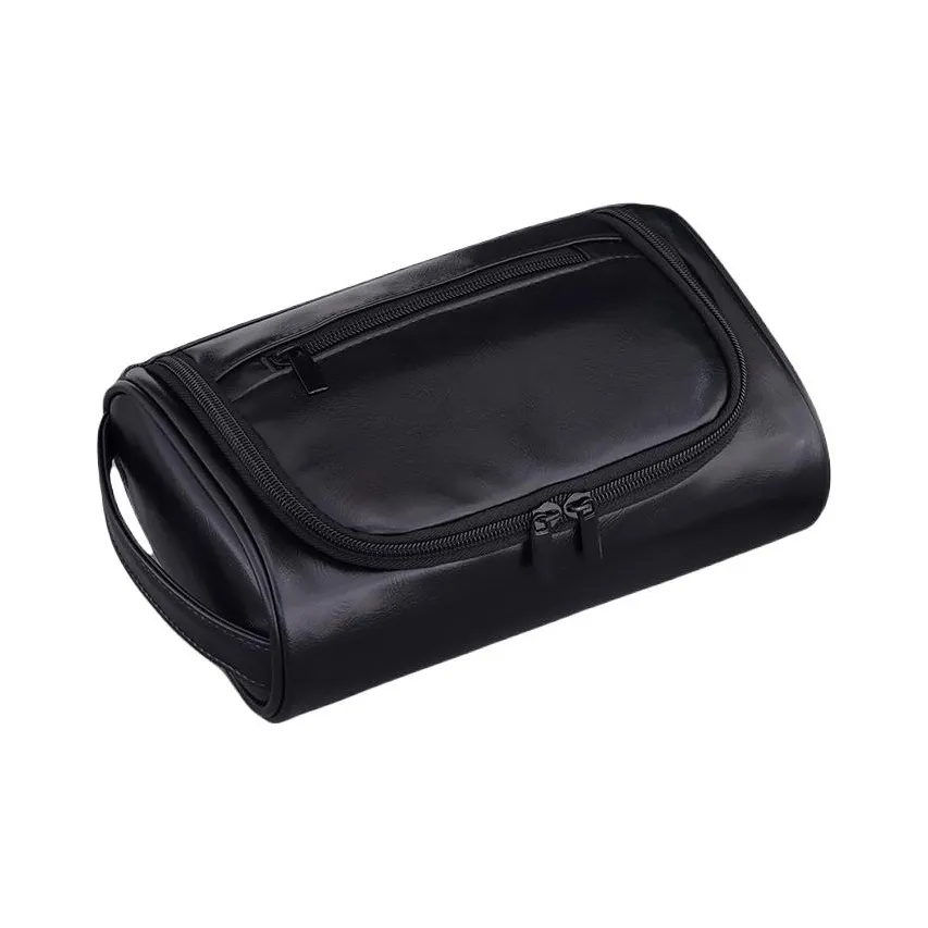 ZHIYIN Мужская сумка для туалетных принадлежностей из ПУ (полиуретана) и сумка для хранения водонепроницаемая для деловых поездок косметические инструменты