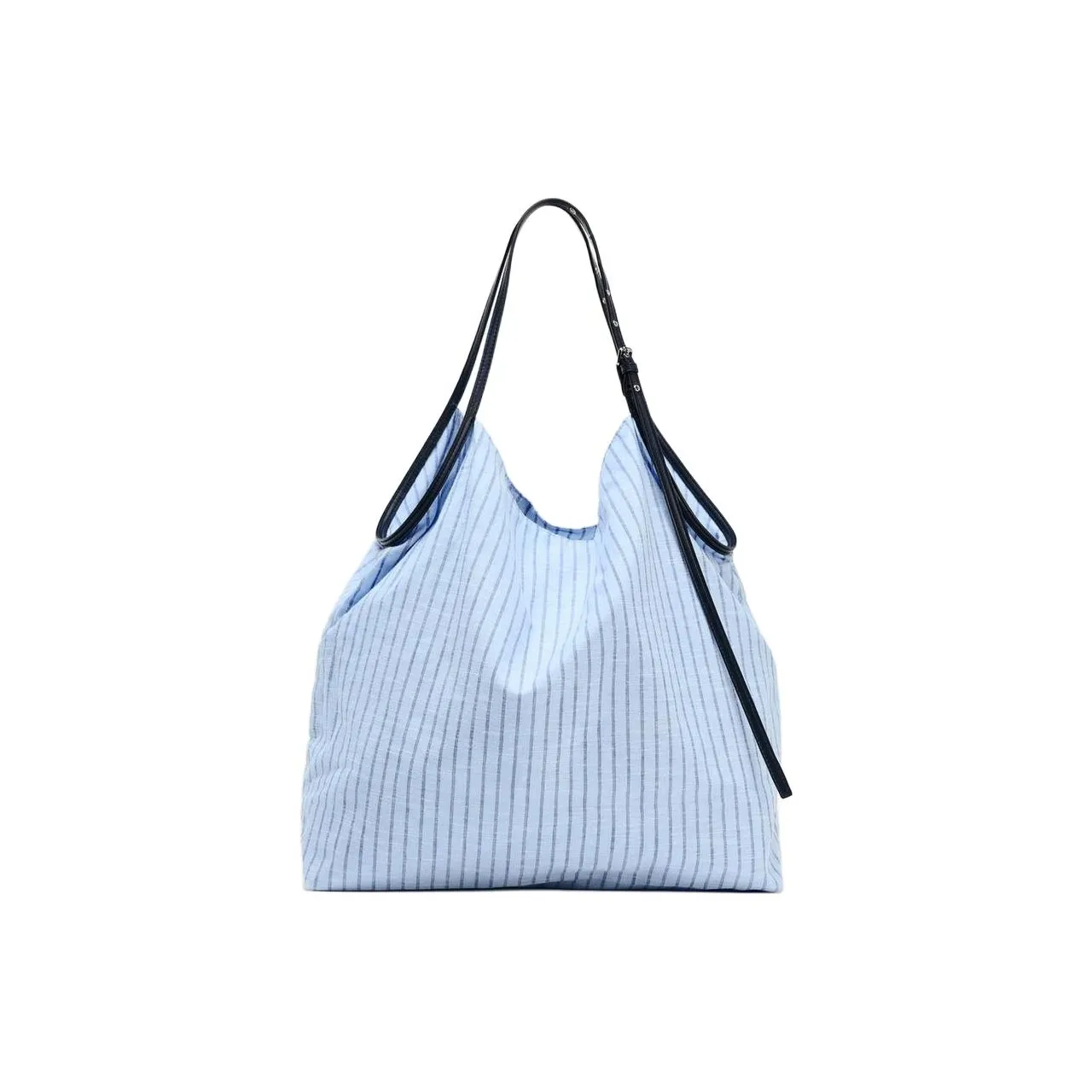 ZARA Хлопковая сумка-тоут сумка для покупок сумка через плечо женская синяя