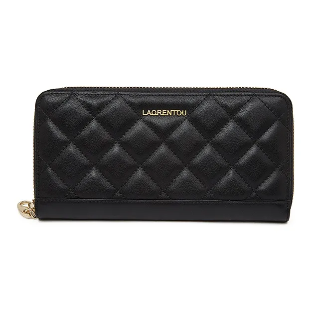 Old Man's Head Лицевая коровья кожа Кошелек Женские Черный