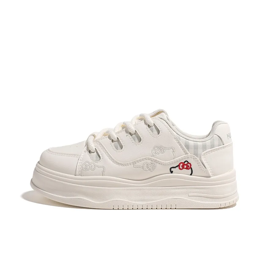 HUANQIU Термический Амортизирующий Покрытие Увеличивающий Высоту Устойчивый к Износу Низкие Кроссовки для Скейтбординга Женские