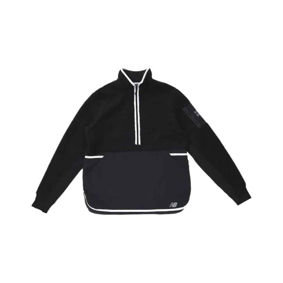 New Balance совместный бренд Бархат Feel Куртка Женская Черная