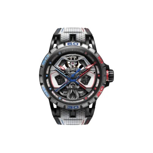 Roger Dubuis Автоматический Механический Movement Мужские Kings Racing Series Часы 45 мм с вырезом