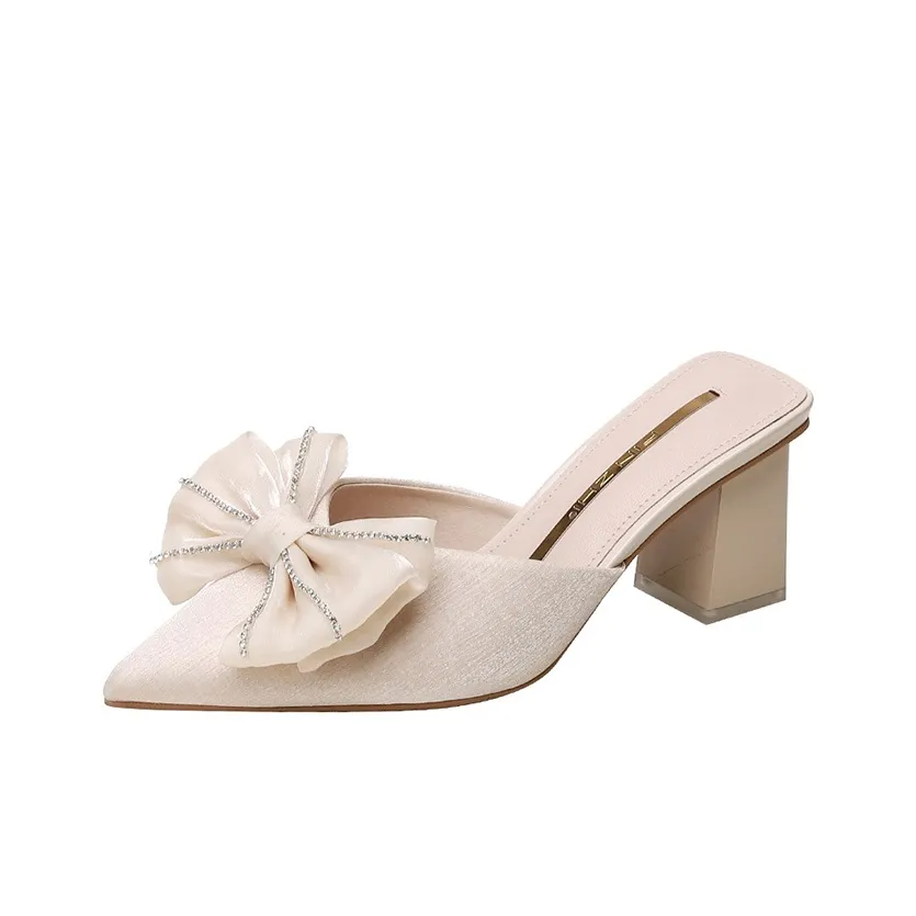 Lanza Резиновая подошва стразы домашние тапочки женские