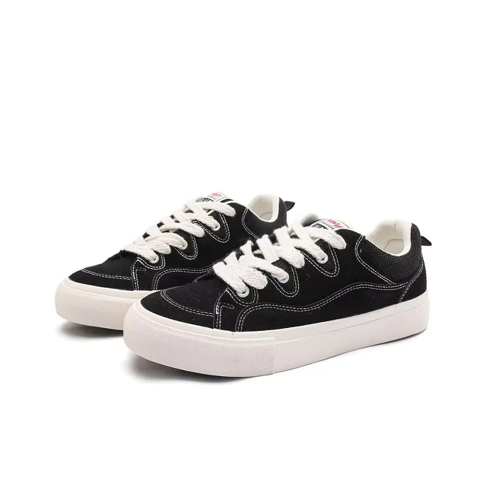 OUGLEMEN Coverage Balance Lightweight Breathable Slip Resistant Low Top Skateboard Shoes Men's Box