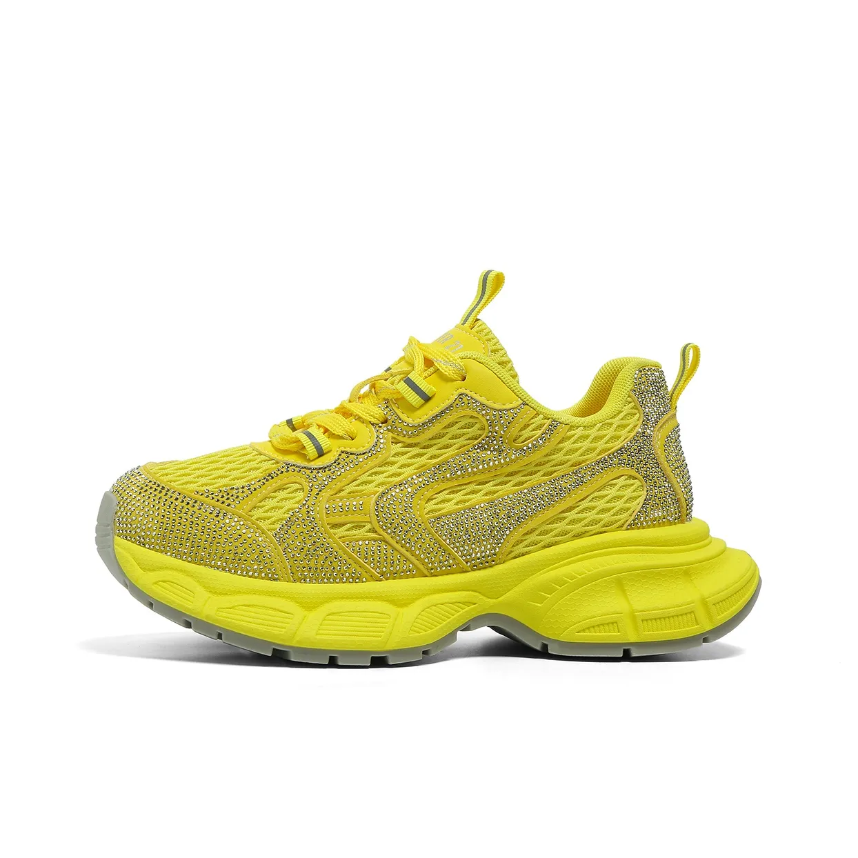 FOREVER 21 Устойчивые к истиранию увеличивающие высоту низкие топовые кроссовки с толстой подошвой женские желтые