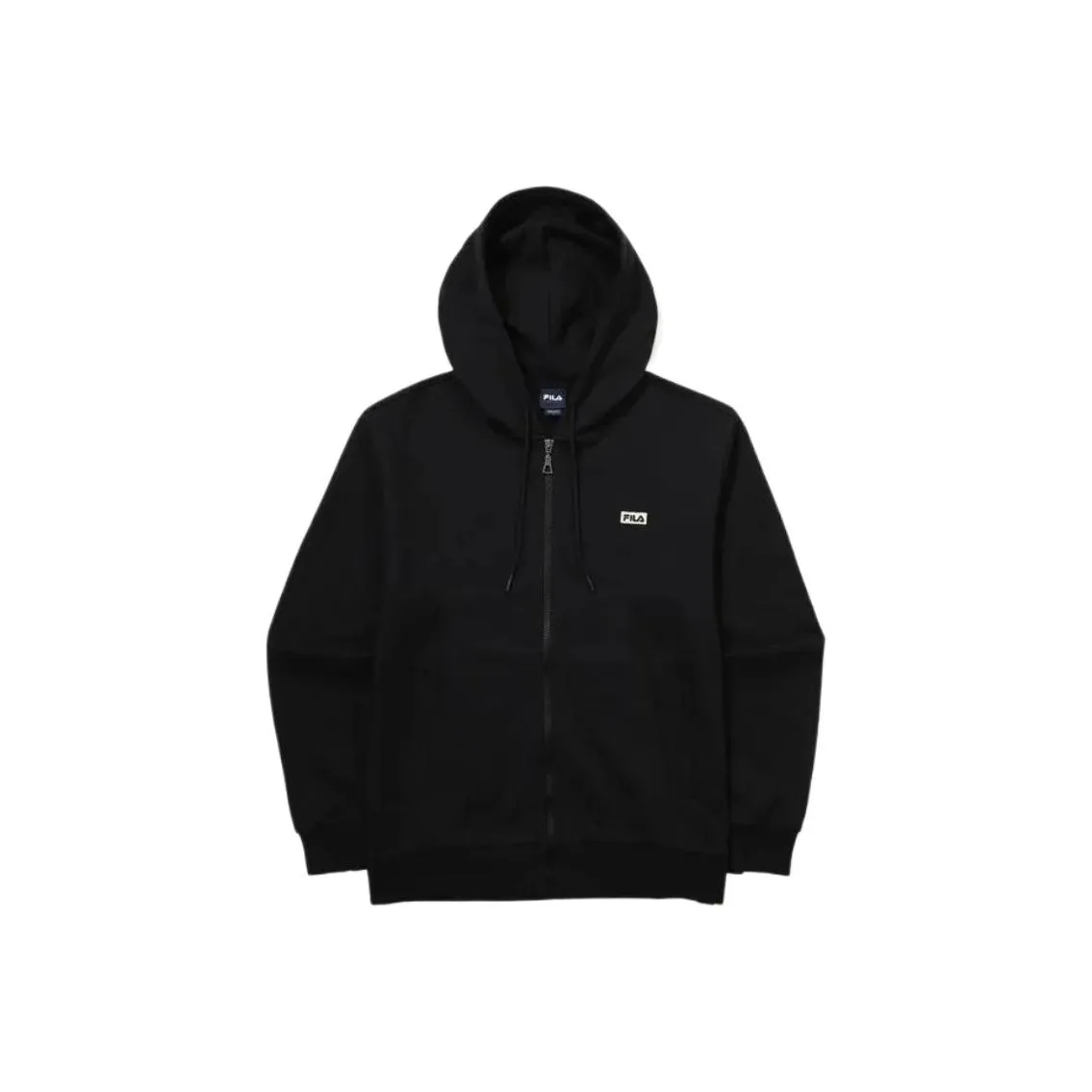 FILA Essence Sweater Zipper Jackets Coats Unisex Black