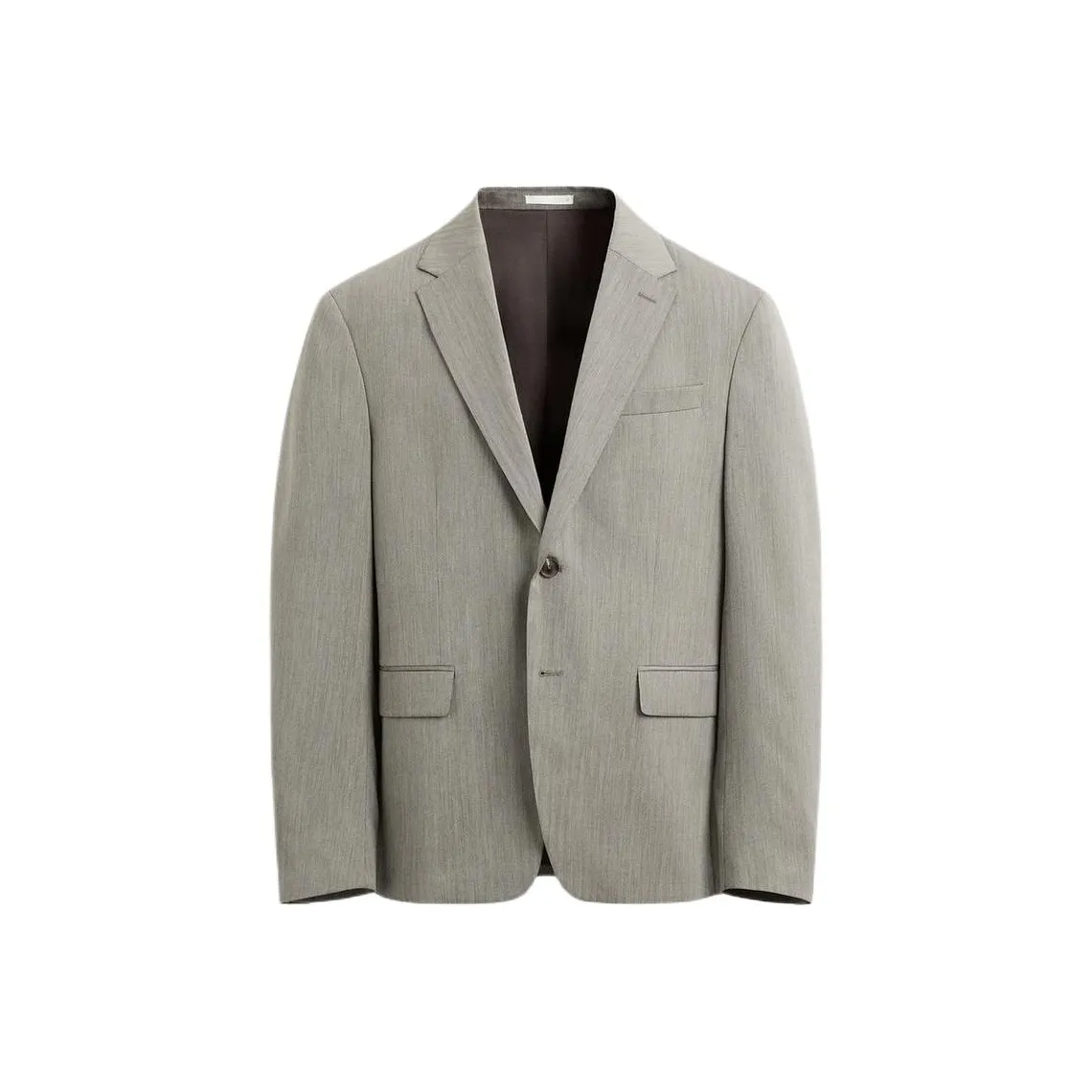 ZARA Collaboration Коричневый Темно-Серый Коричневый Мужской Деловой Костюм