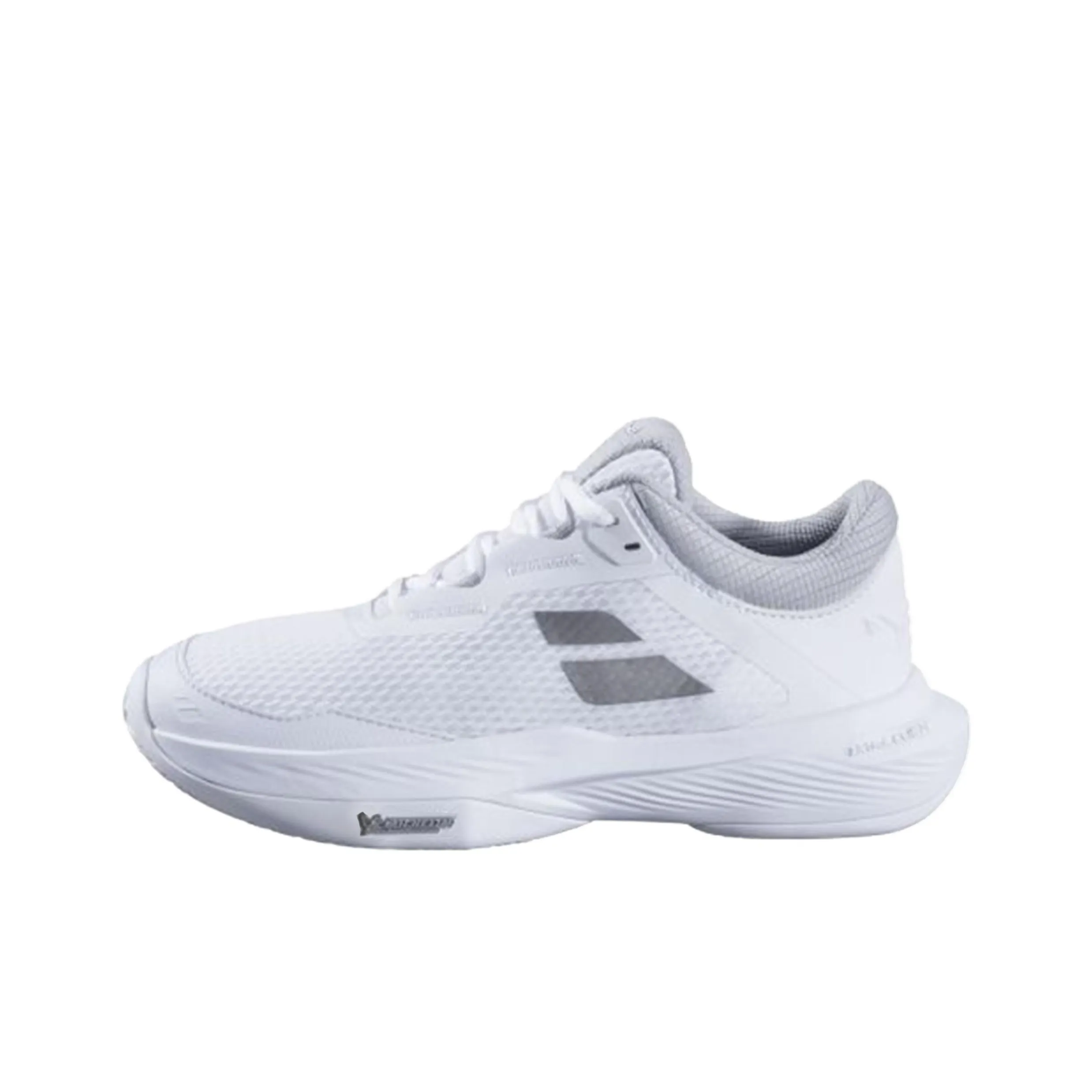 Babolat Дышащие и Легкие Низкие Кроссовки для Тениса Женские Белые