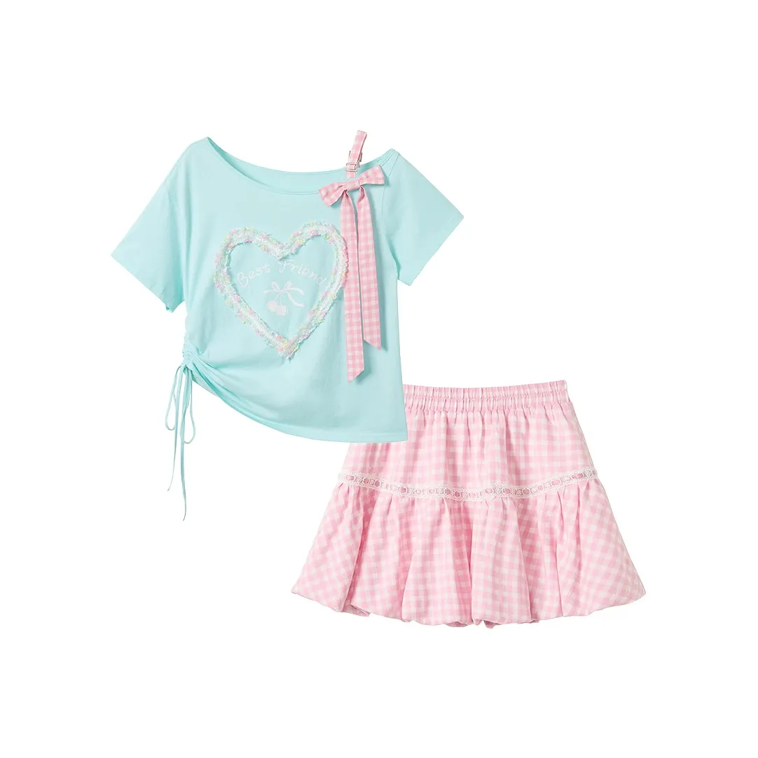 fabric pig Женские комплекты с юбкой