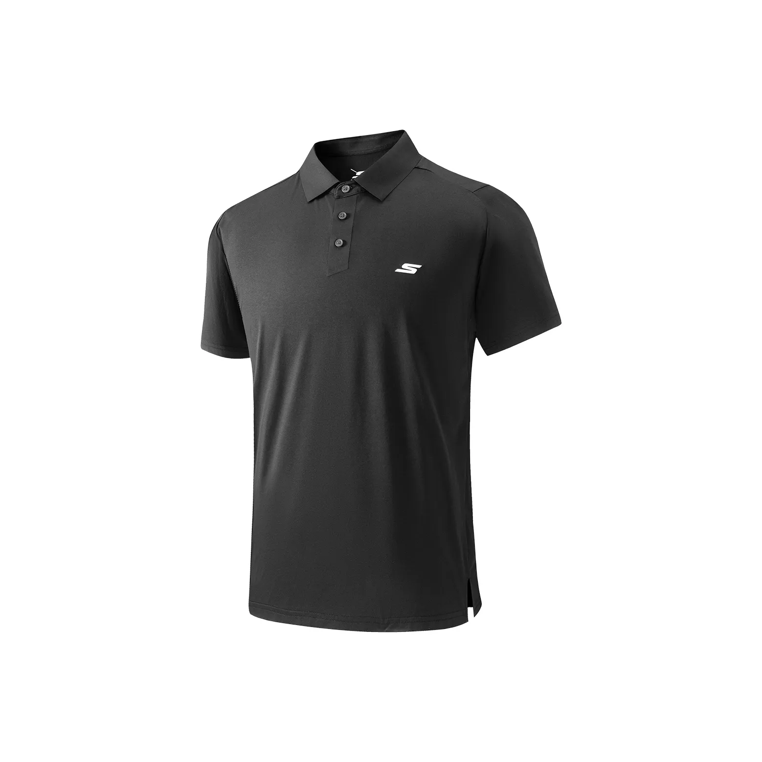 Skechers Поло Унисекс Черный