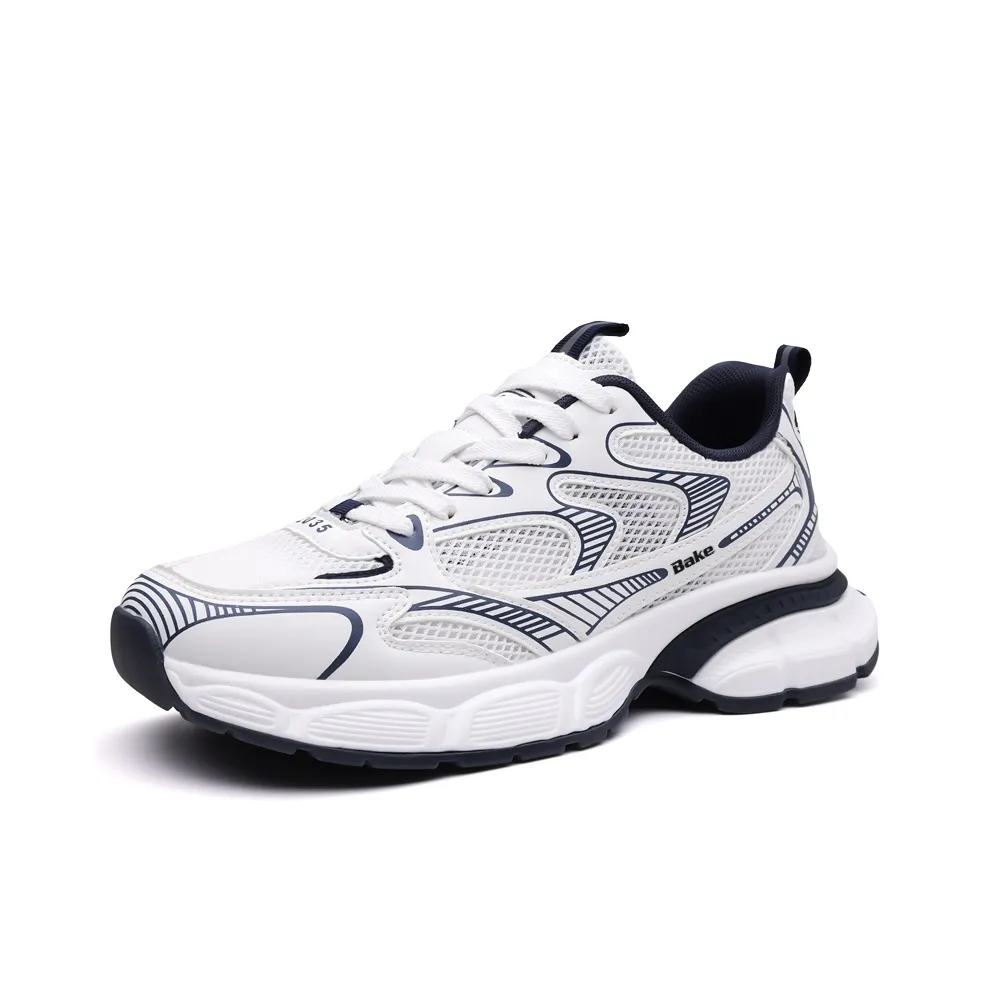 Bake Аbrasion Resistant Дышащий Увеличивающий Высоту Низкий Топ Кроссовки с Толстой Подошвой Унисекс