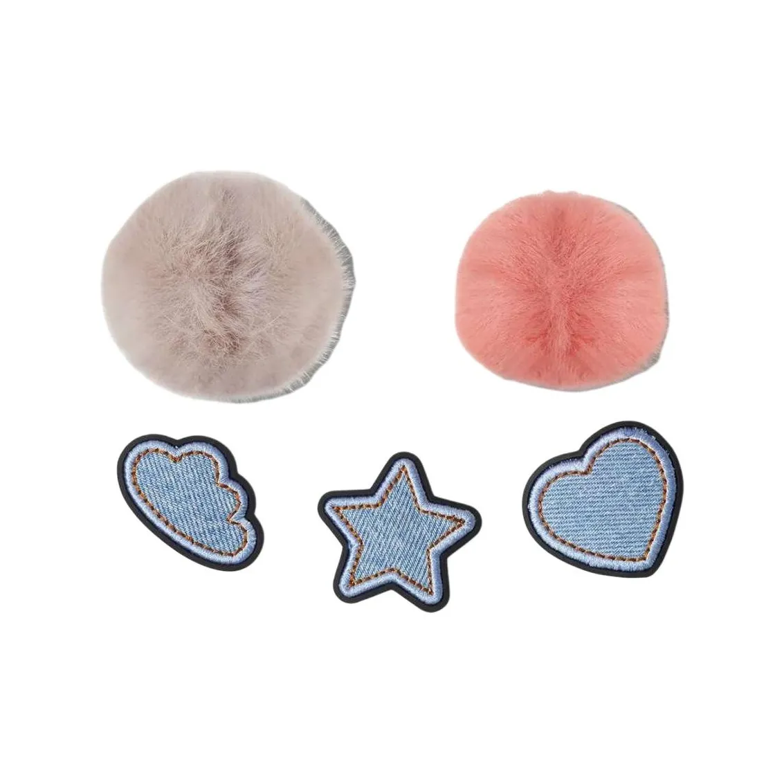 Crocs ПВХ Синтетическое волокно Аксессуары для обуви Унисекс Многоцветный