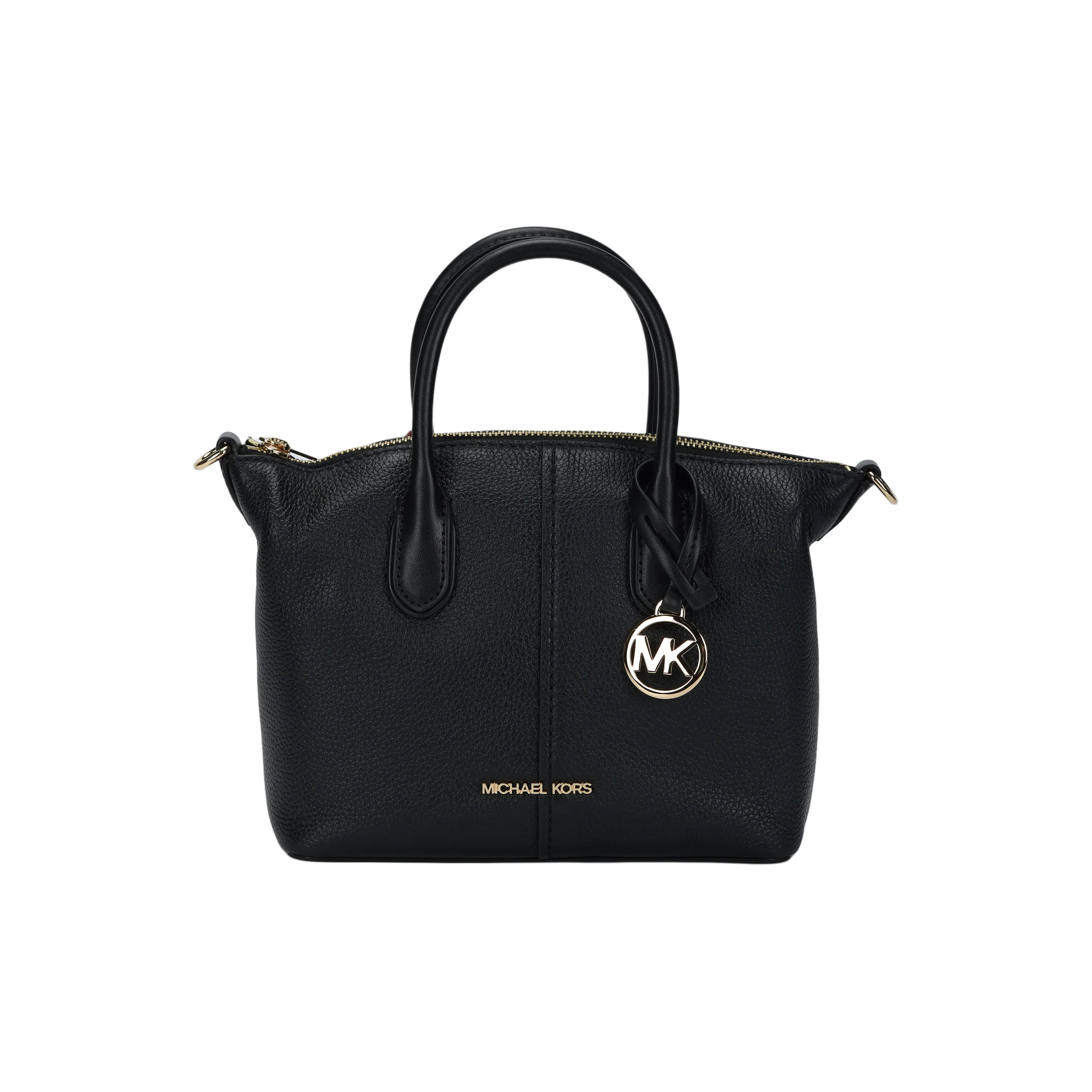 MICHAEL KORS Hyde Small Pebbled Leather Satchel