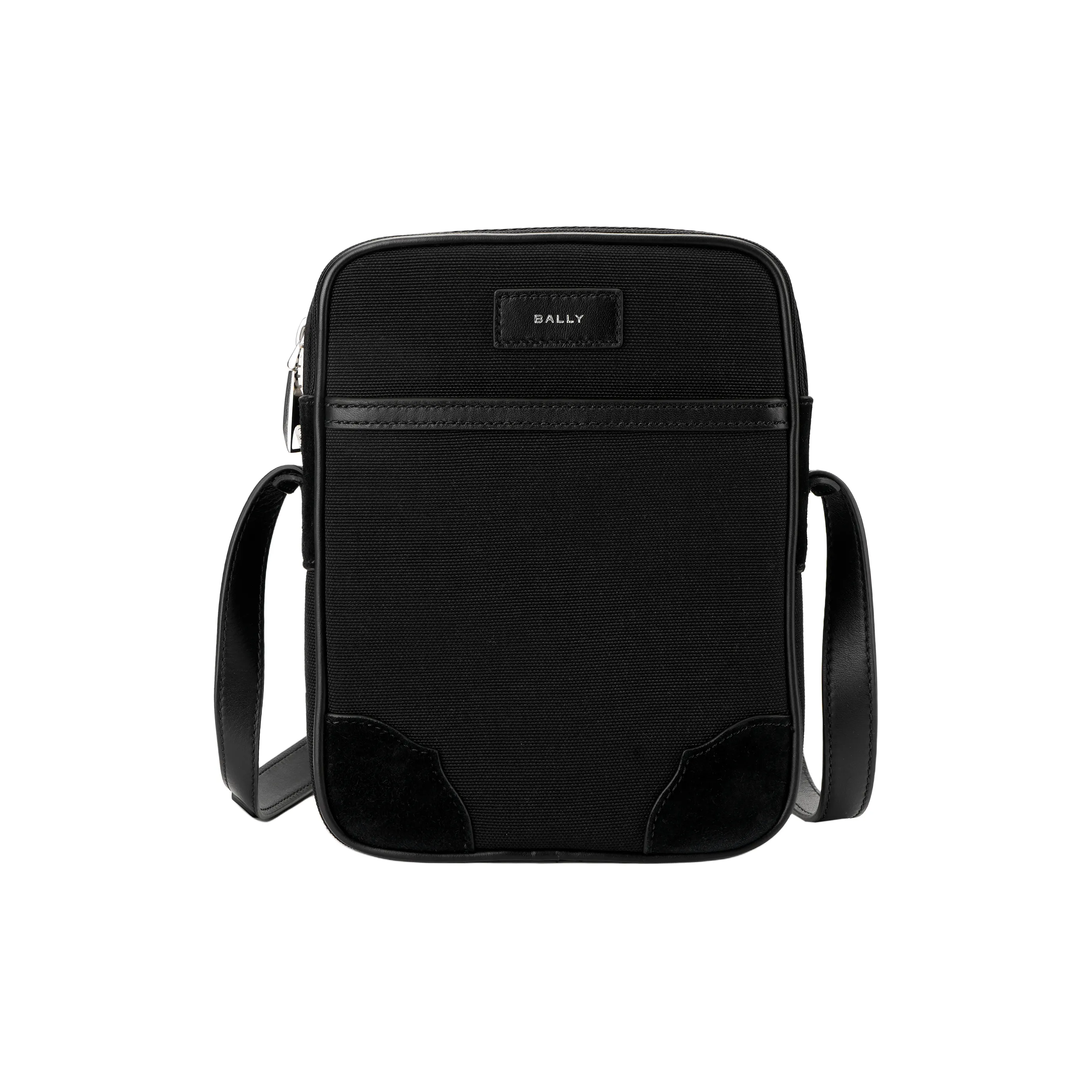BALLY Nylon Messenger Bag Crossbody Bag Shoulder Bag Men's Black