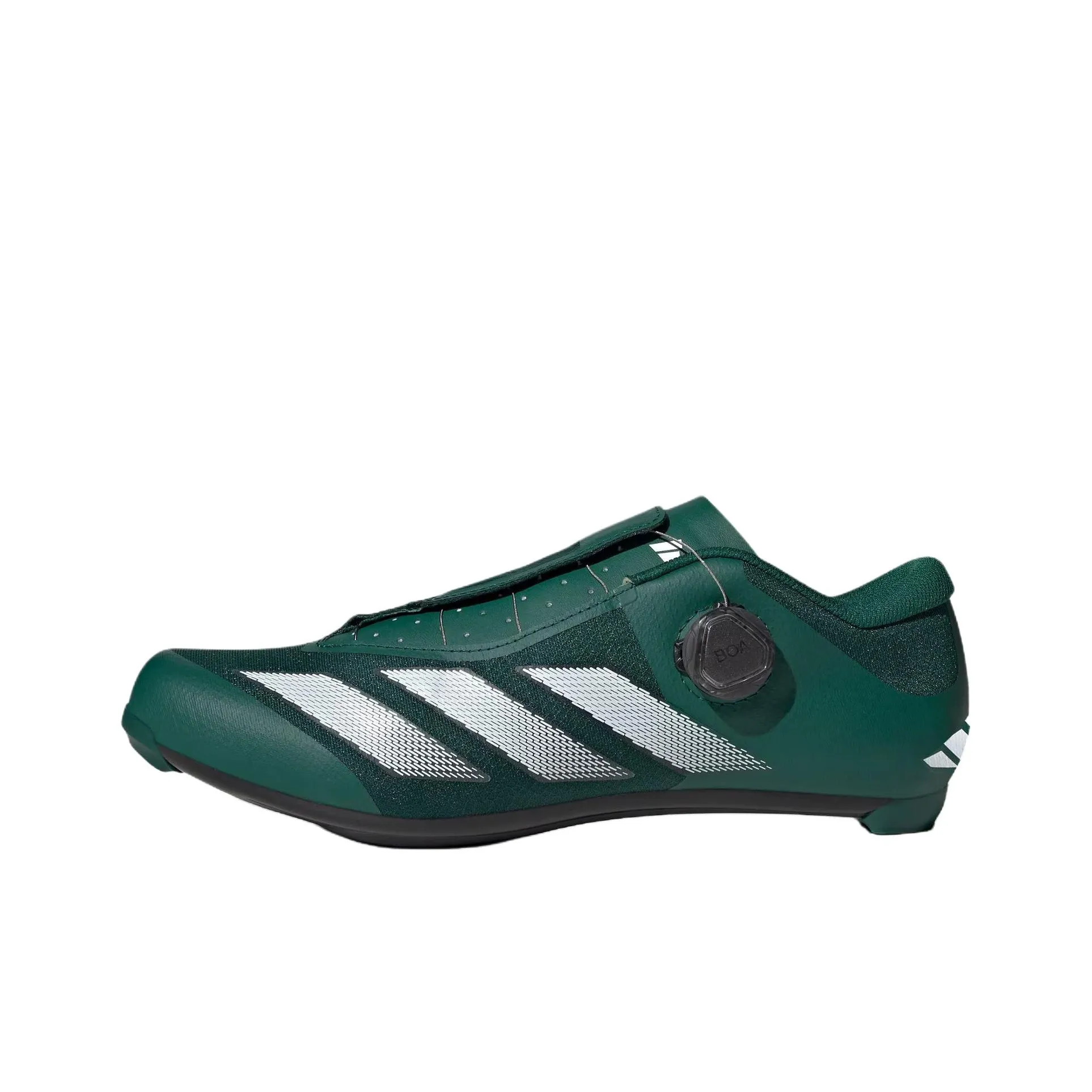 Adidas TEMPO 3 STRIPES Abrasion Resistant Low Top Cycling Shoes Unisex Black Green