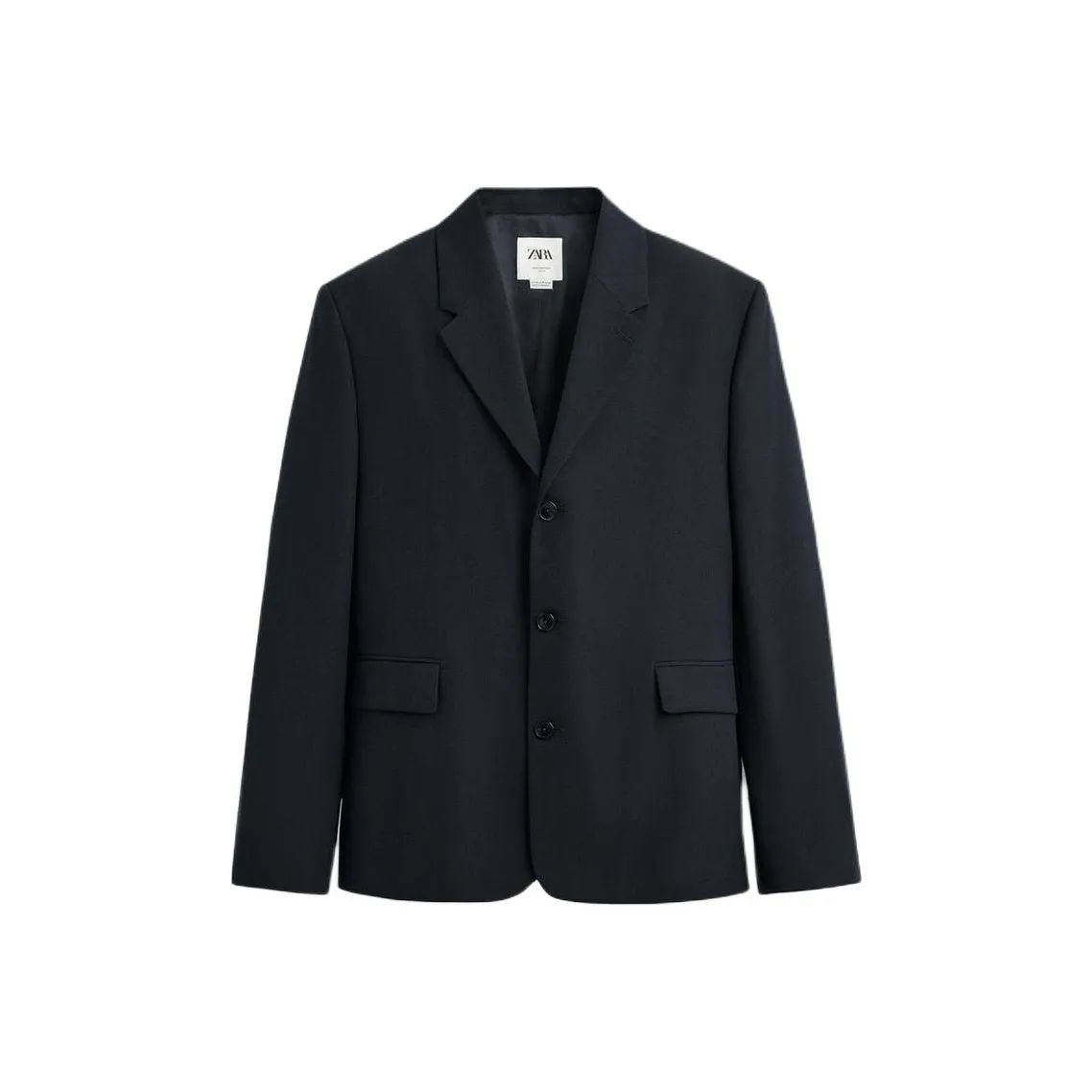 ZARA Морской синий Мужские Деловые костюмы