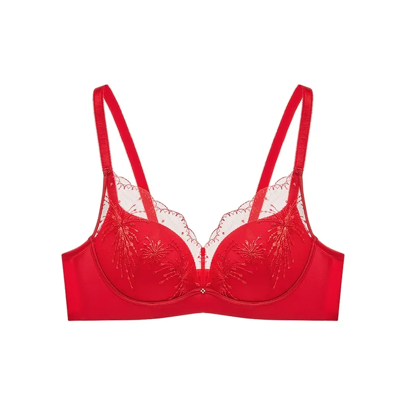 Manifen Красный Женские Бюстгальтеры