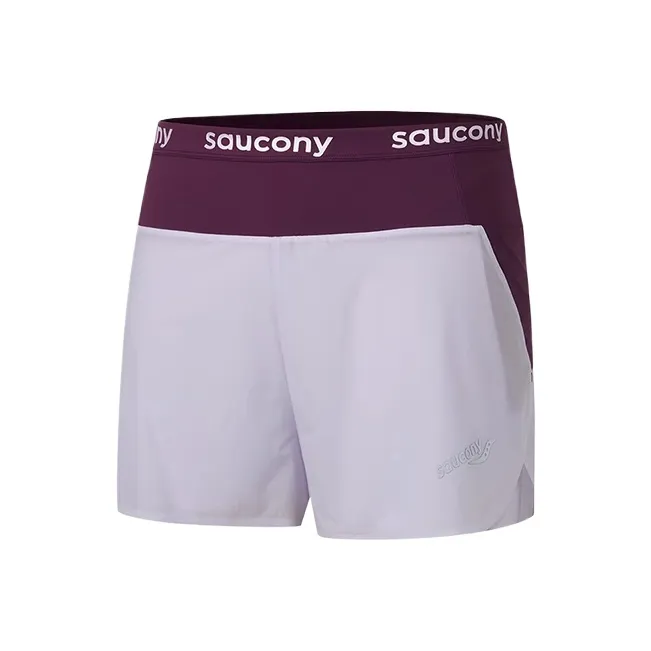 Saucony Полынь Фиолетовый Женские Спортивные Шорты