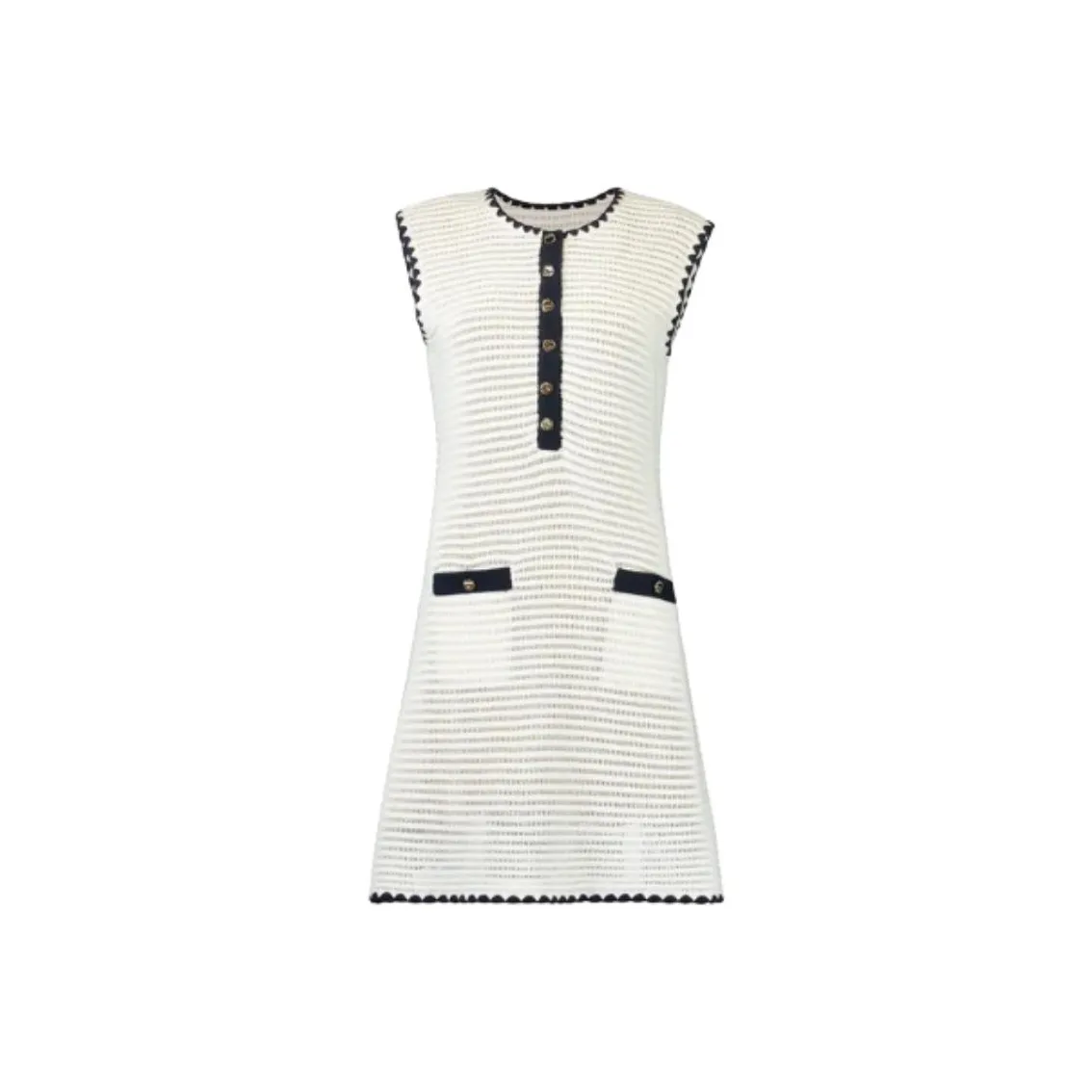 Self portrait Crochet Knitted Mini Dress