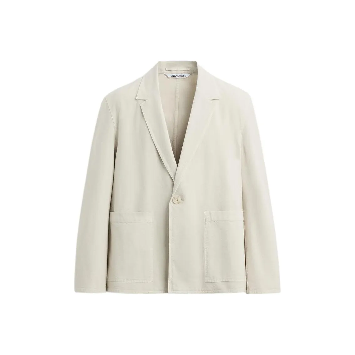 ZARA Морозный Белый Мужской Деловой Костюм