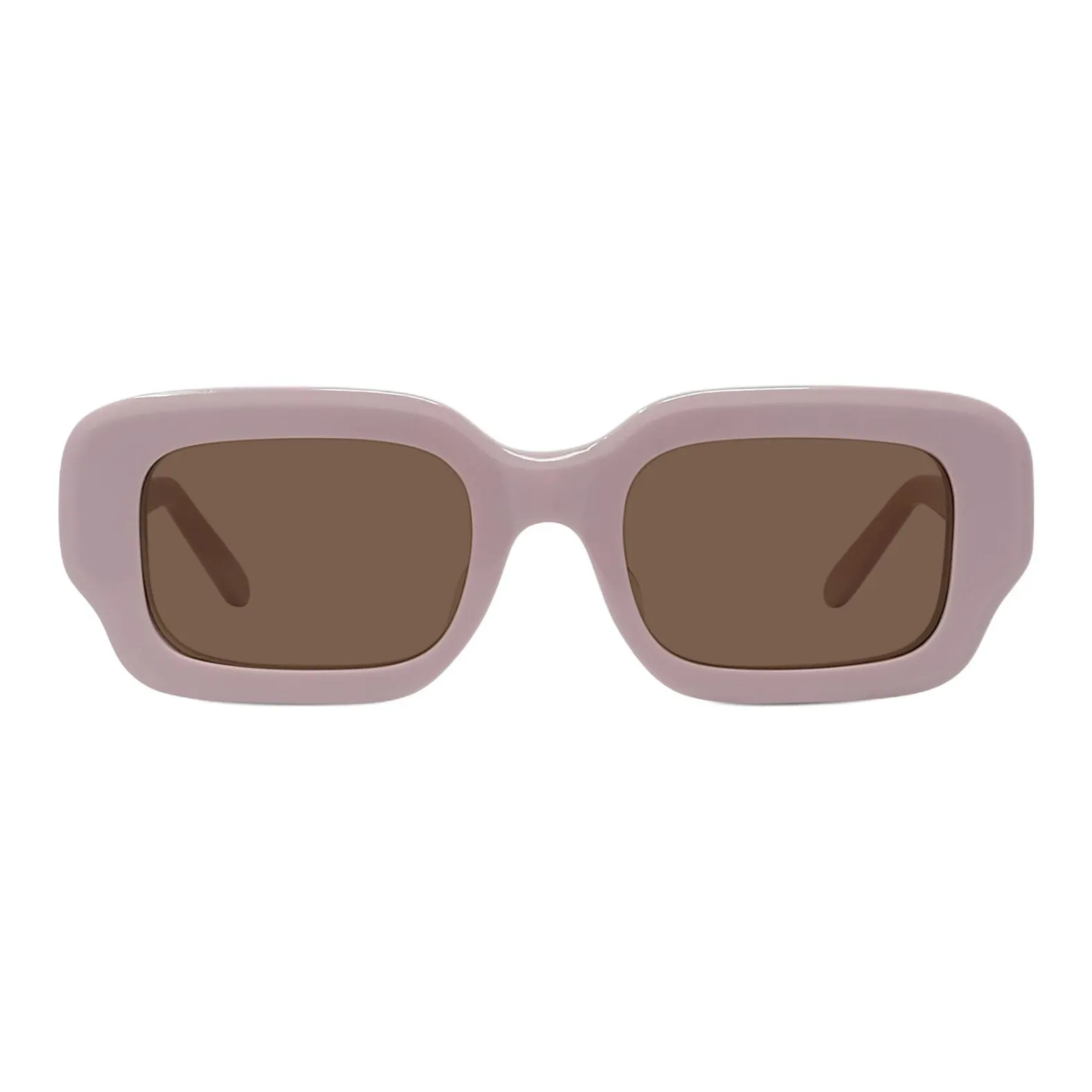 LOEWE Пластиковая оправа прямоугольные солнцезащитные очки унисекс розовый