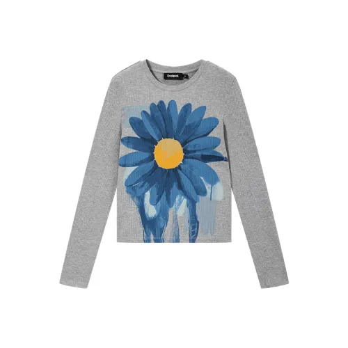 Desigual Серые Женские Футболки