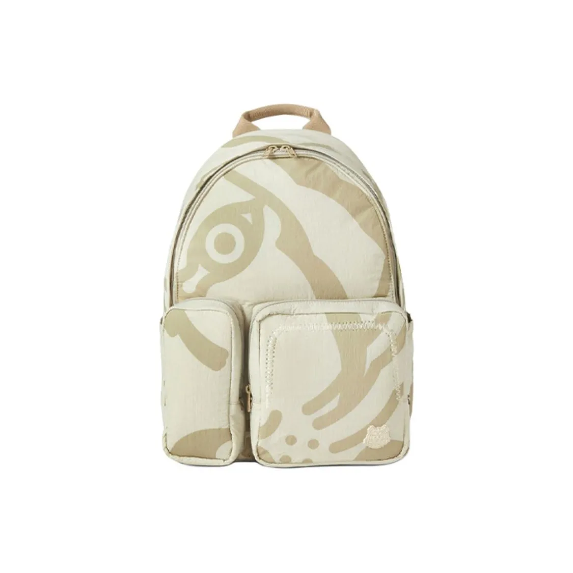 KENZO Nylon Backpack Unisex Ecru