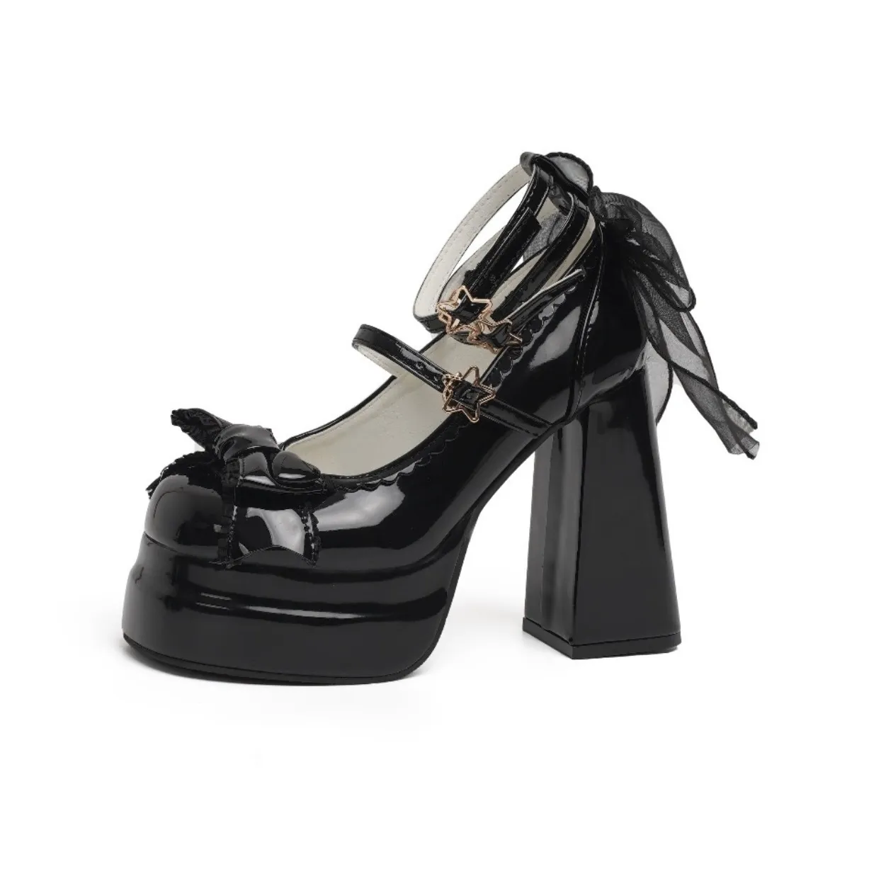 SHUMO Грубый каблук Мэри Джейн Женские обувь