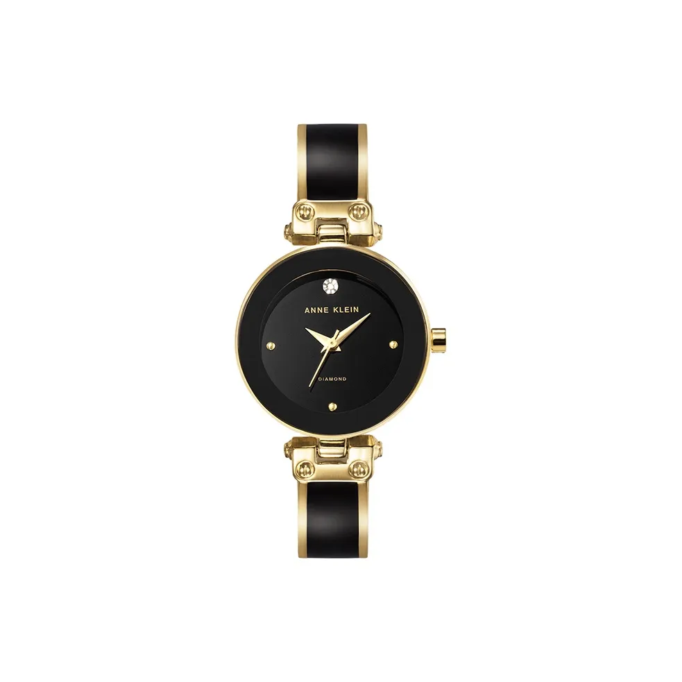 ANNE KLEIN ANNE KLEIN Наручные часы Кварцевый механизм Сплав Ремешок 34 мм Золотой циферблат Женские часы