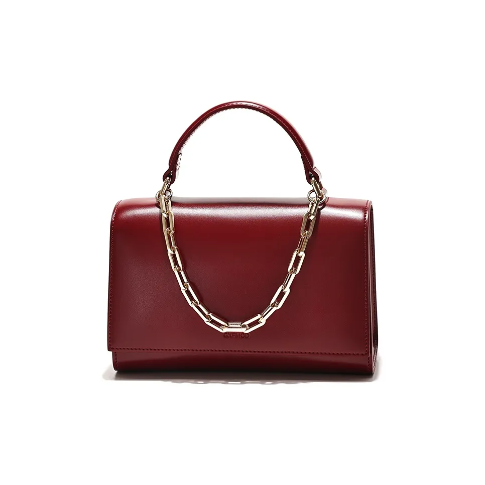 GXFMOD Натуральная кожа Одно плечо Сумка Женская Красная