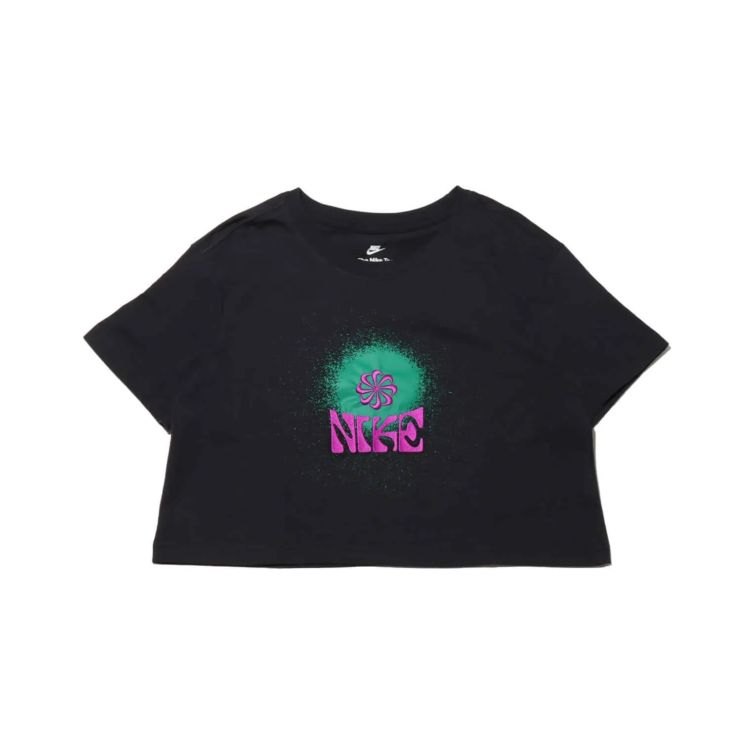 Nike Sportswear Women's Graphics Embroidered T-shirt Black