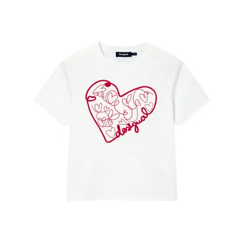 Desigual Белые Женские Футболки